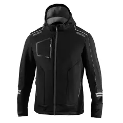 Sparco 02412NRGS, York Tech Softshell-jacka, svart/grå