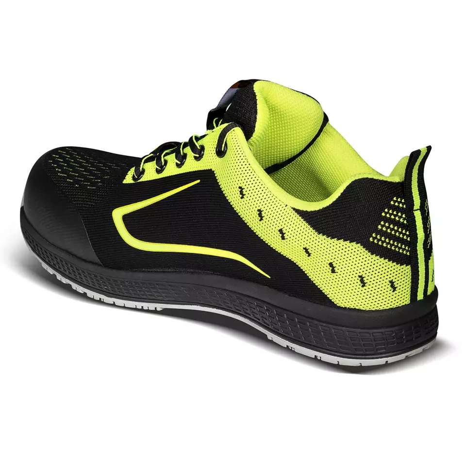 Sparco 07526NRGF, Cup Nurburg Safety Shoes ESD S1P SRC, Black/Yellow, image 2, gallery thumbnail
