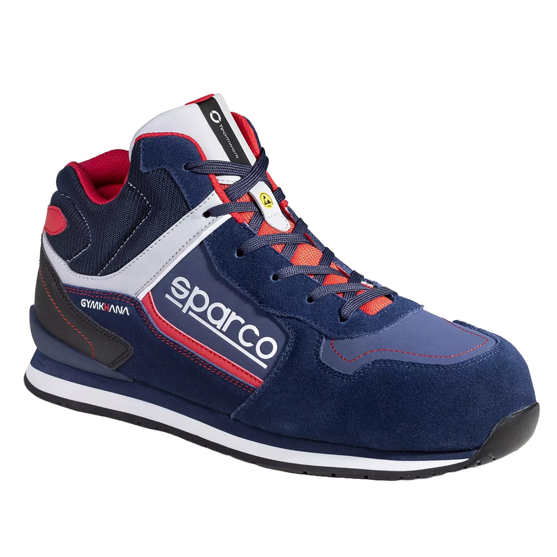 Sparco 07536BMRS, Gymkhana Olympus Safety Shoes ESD S3 SRC HRO, Navy Blue/Red, image 1