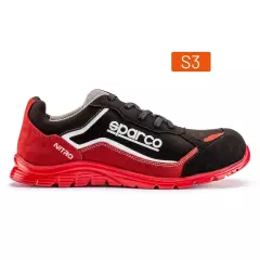 Sparco 07522RSNR, Nitro Marcus Skyddsskor ESD S3 SRC, röd/svart