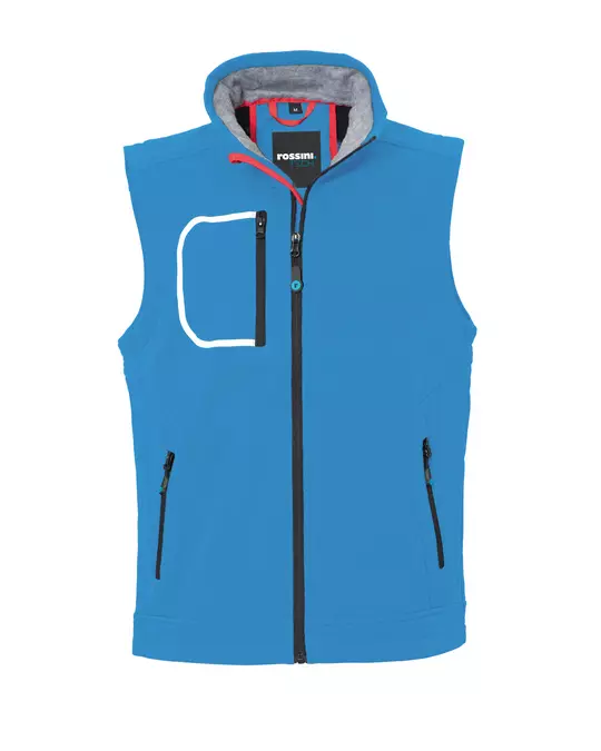 Rossini HH654-06, Zack Softshell Vest, Royal Blue, image 1, gallery thumbnail