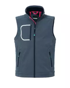 Rossini HH654-12, Zack Softshell-liivi, harmaa