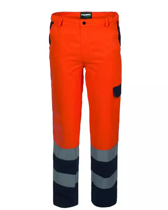Rossini A00130-21, Hi-Vis Two-Tone Trousers, Orange/Blue, image 1, gallery thumbnail
