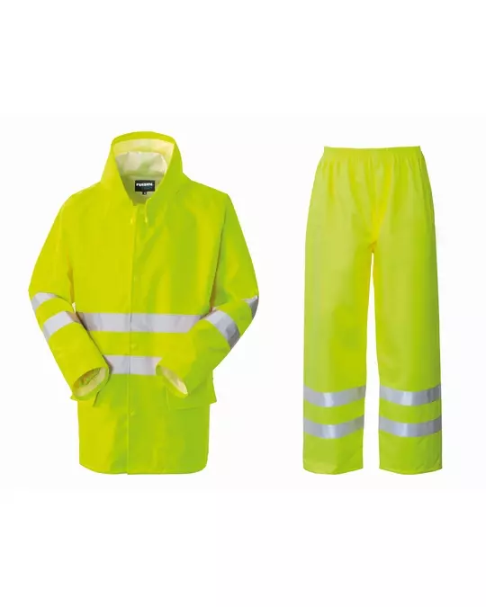 Rossini HH309-08, Hi-Vis Rainproof Outfit, Yellow, image 1, gallery thumbnail