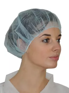 Hopen 70-01, PP Single Layer Elastic Bouffant Cap 12g Single Elastic, S
