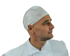 Hopen 70-499, PP Oval Forage Cap, 40 g/m², White