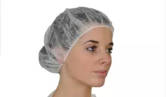Hopen 70-06, PP Single Layer Elastic Bouffant Cap 12g Single Elastic, Ø 61 cm, 12 g/m²