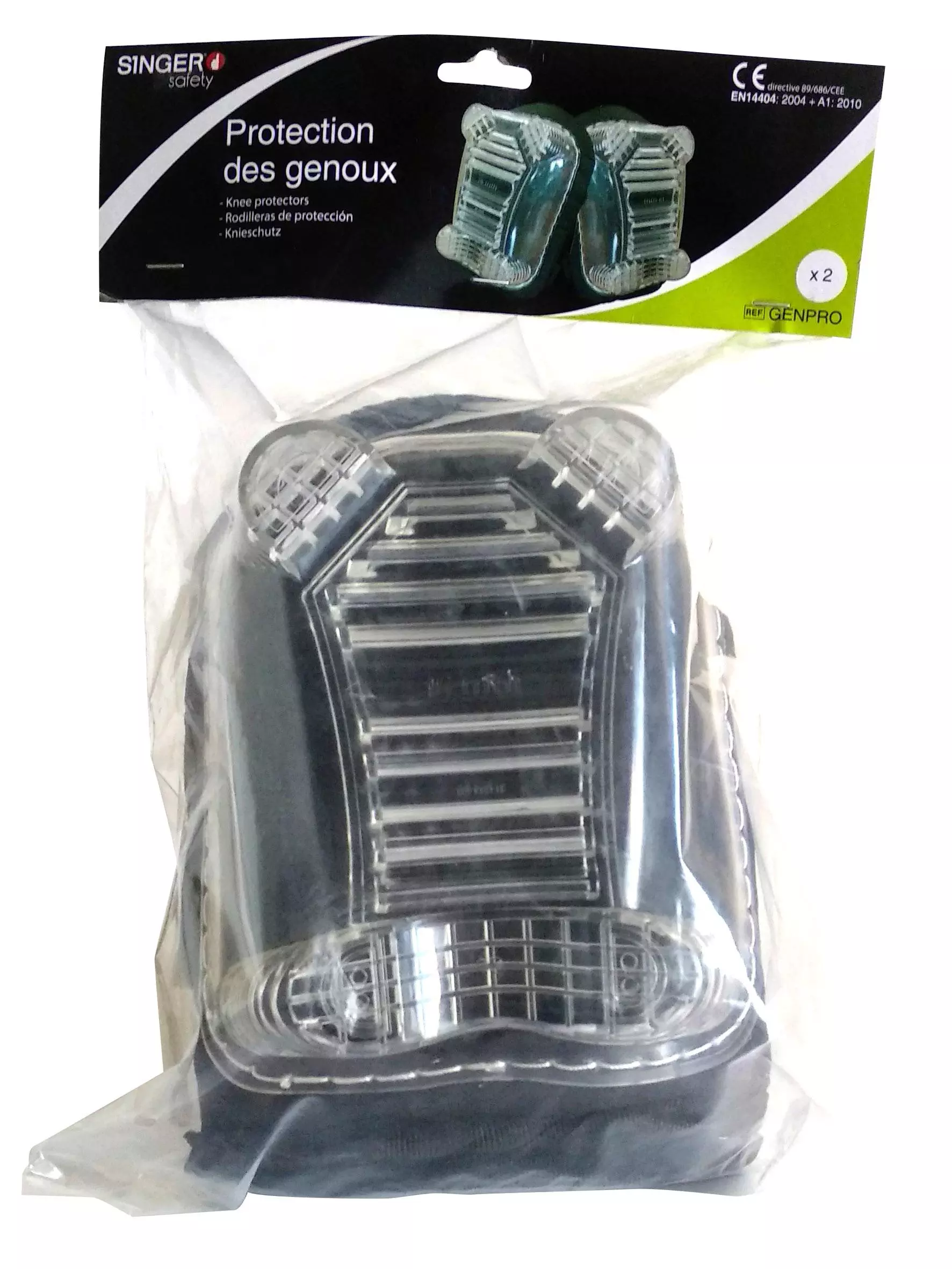 Singer Safety GENPRO, Schutz-Kniepolster, 24 x 16 cm, Schwarz, image 3
