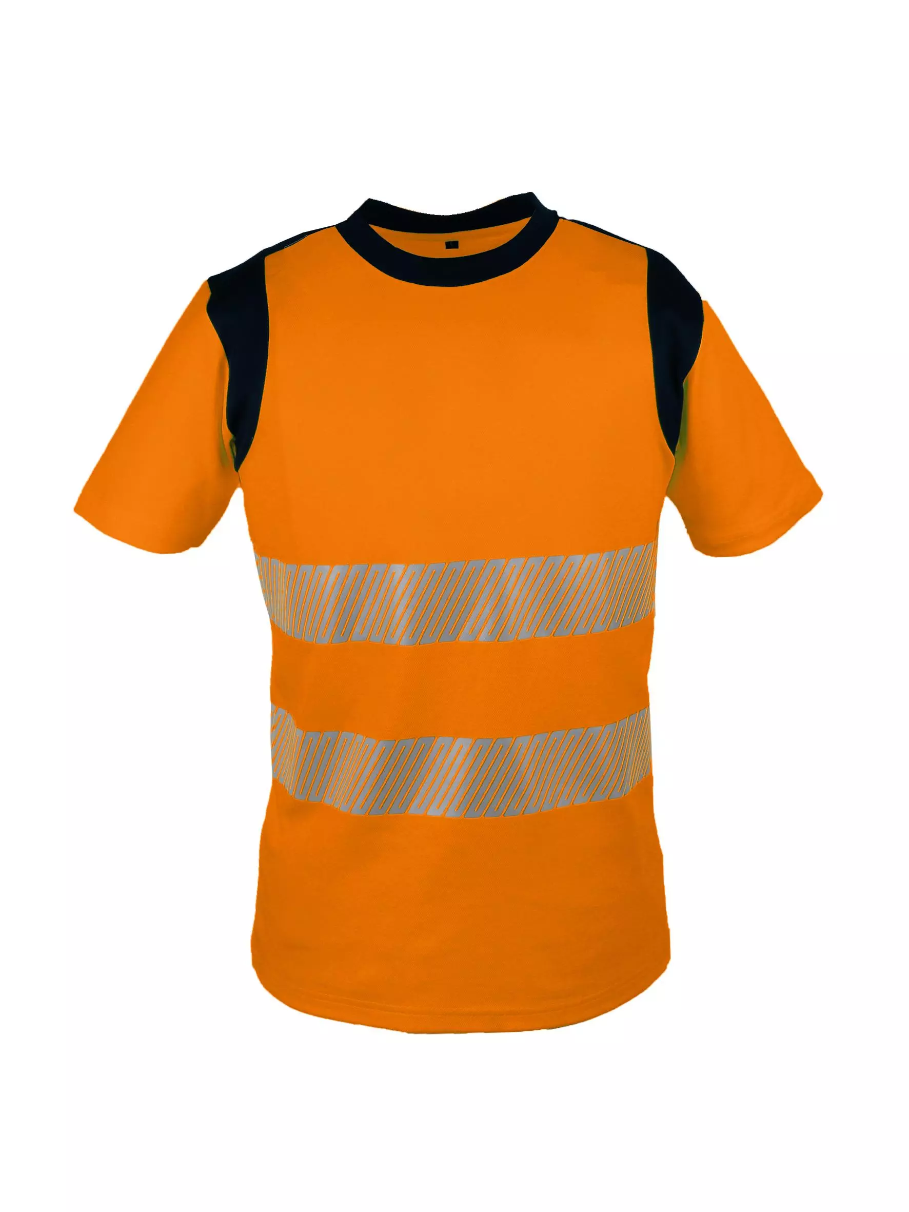Singer Safety SUCO, High Visibility T-Shirt, Orange/Navy Blue, image 2