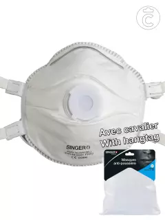 Singer Safety CAUUM30VSL, FFP1 Half Mask