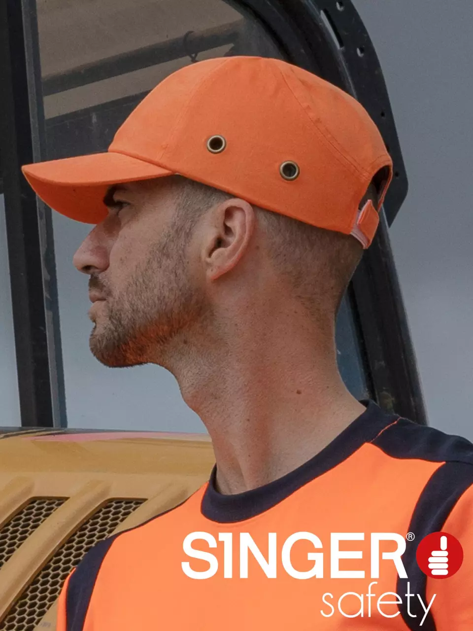 Singer Safety HG913OHV, Bump Cap, Orange, image 3, gallery thumbnail