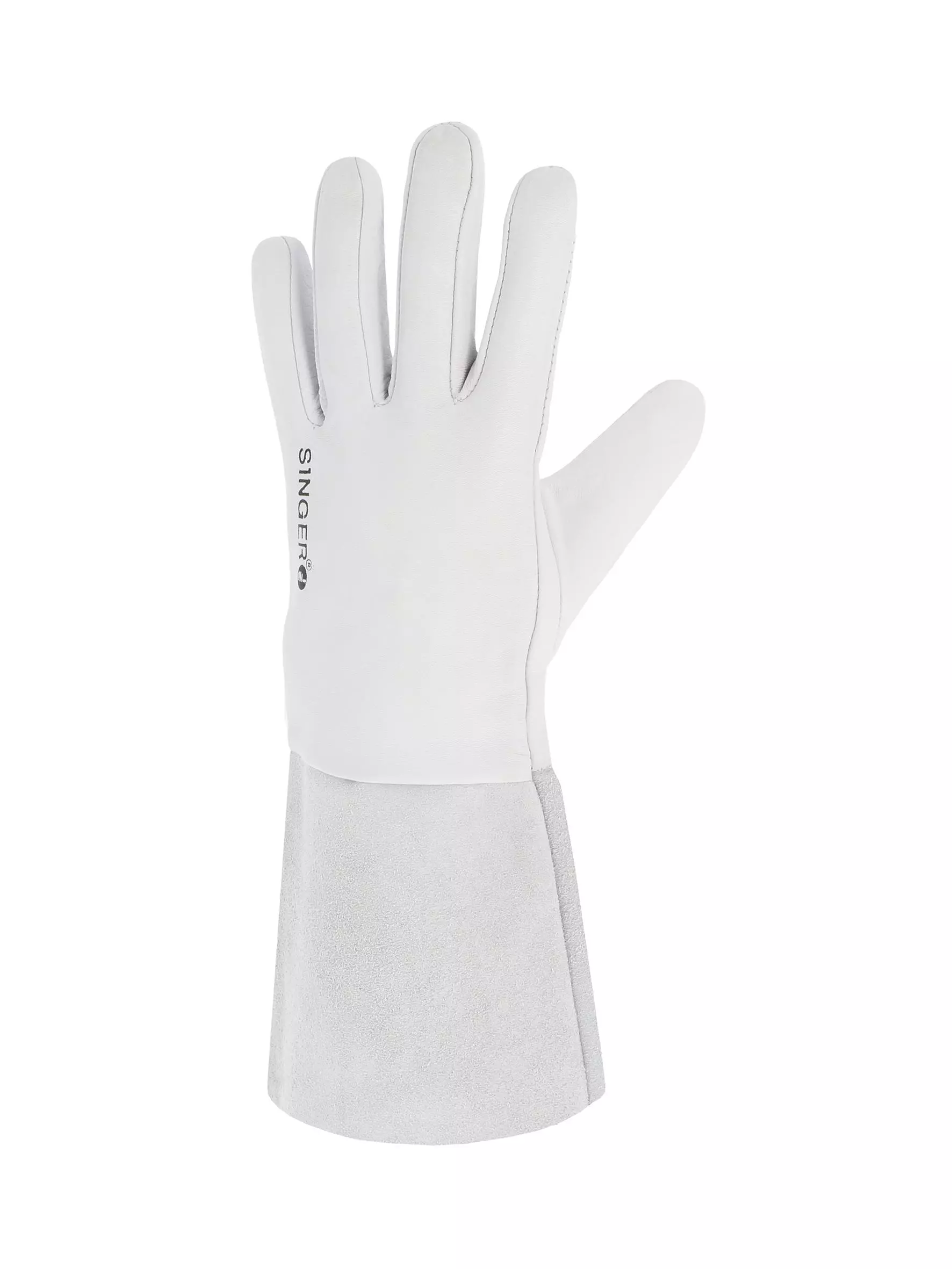 Singer Safety CAGN106, Leather Gloves, 14 cm, Natural, image 1