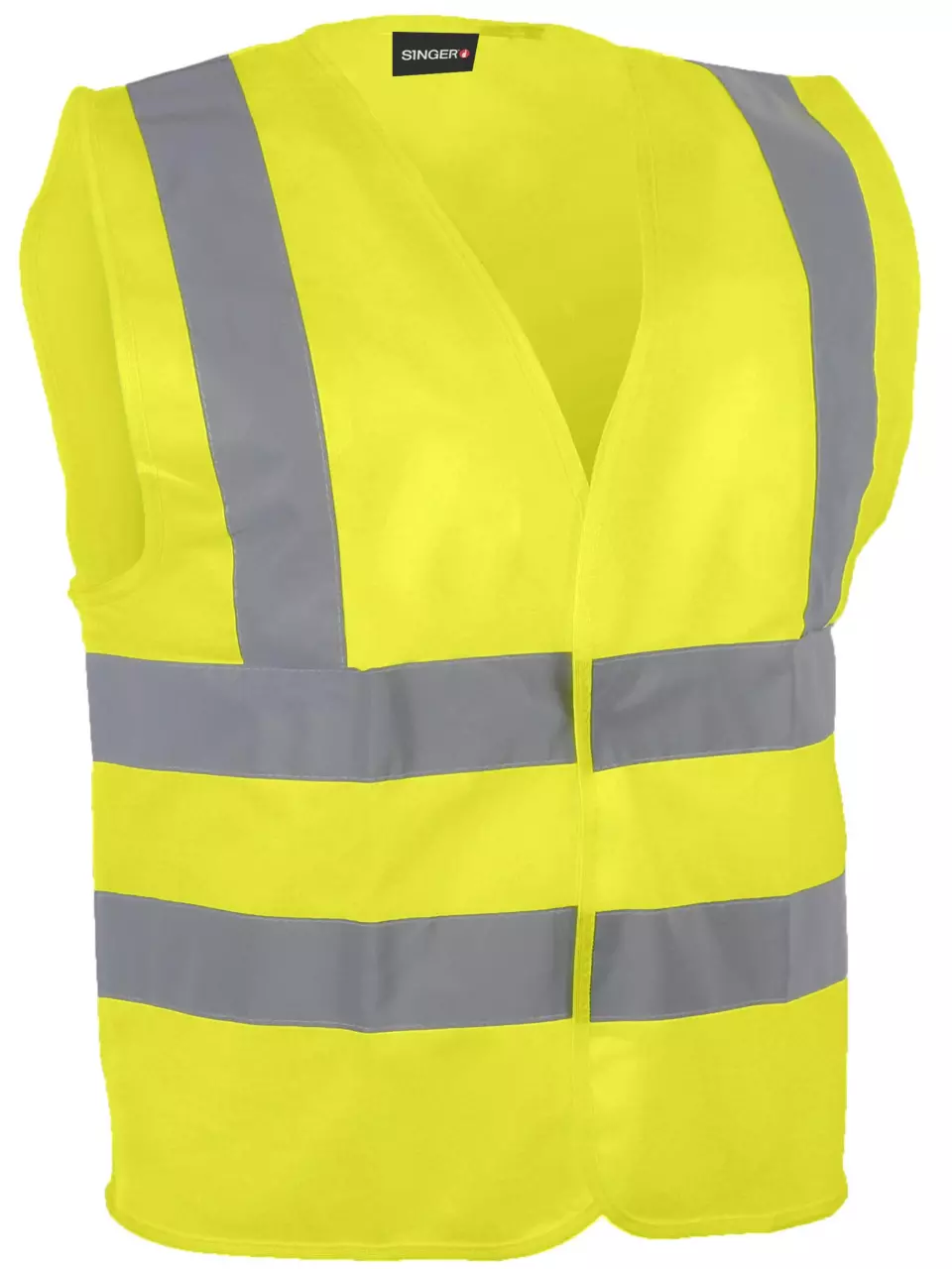 Singer Safety GIL4BJ, High Visibility Vest, Yellow, image 1, gallery thumbnail
