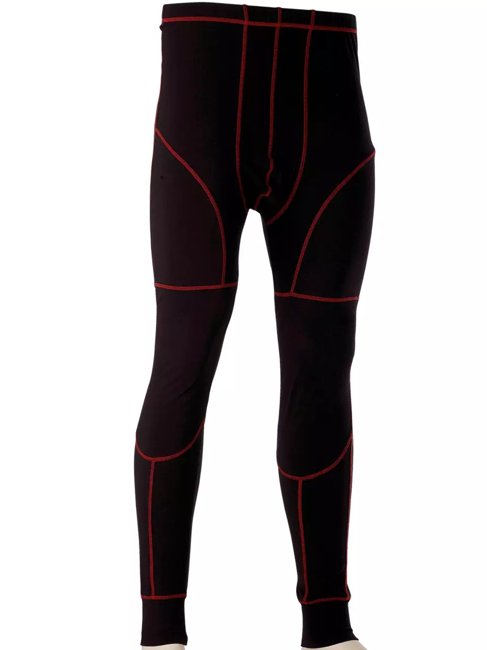 Singer Safety SABA, Long Underpants, Black/Red, image 3, gallery thumbnail