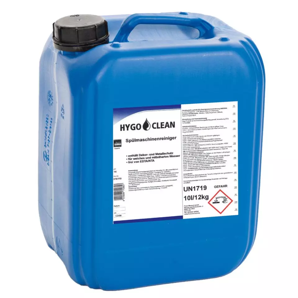 HygoClean 316110, Dishwasher Cleaner, Chlorinated, image 1, gallery thumbnail