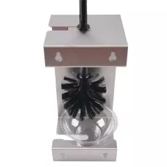 Hygostar 88967, Stainless Steel Toilet Brush Holder