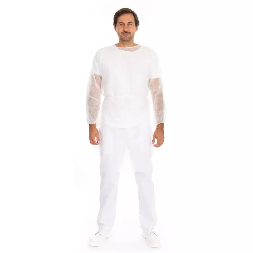 Hygonorm 277509, Eco PP Gowns with Elastic Wrist Bands, image 1, gallery thumbnail