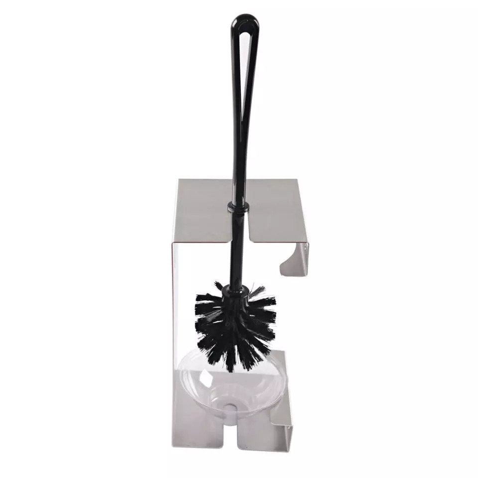 Hygostar 88967, Stainless Steel Toilet Brush Holder, image 2, gallery thumbnail