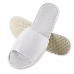 Hygonorm 55511, Classic Slippers, Open, White, Polyester