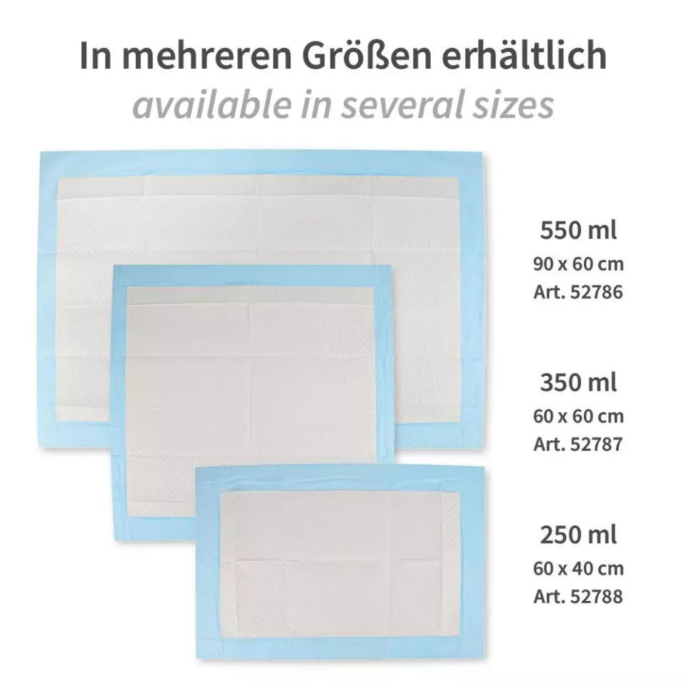 Hygostar 52787, PP/Recycled Paper/PE Bed Underpads, 60 x cm (assuming the length value will be added), image 4, gallery thumbnail