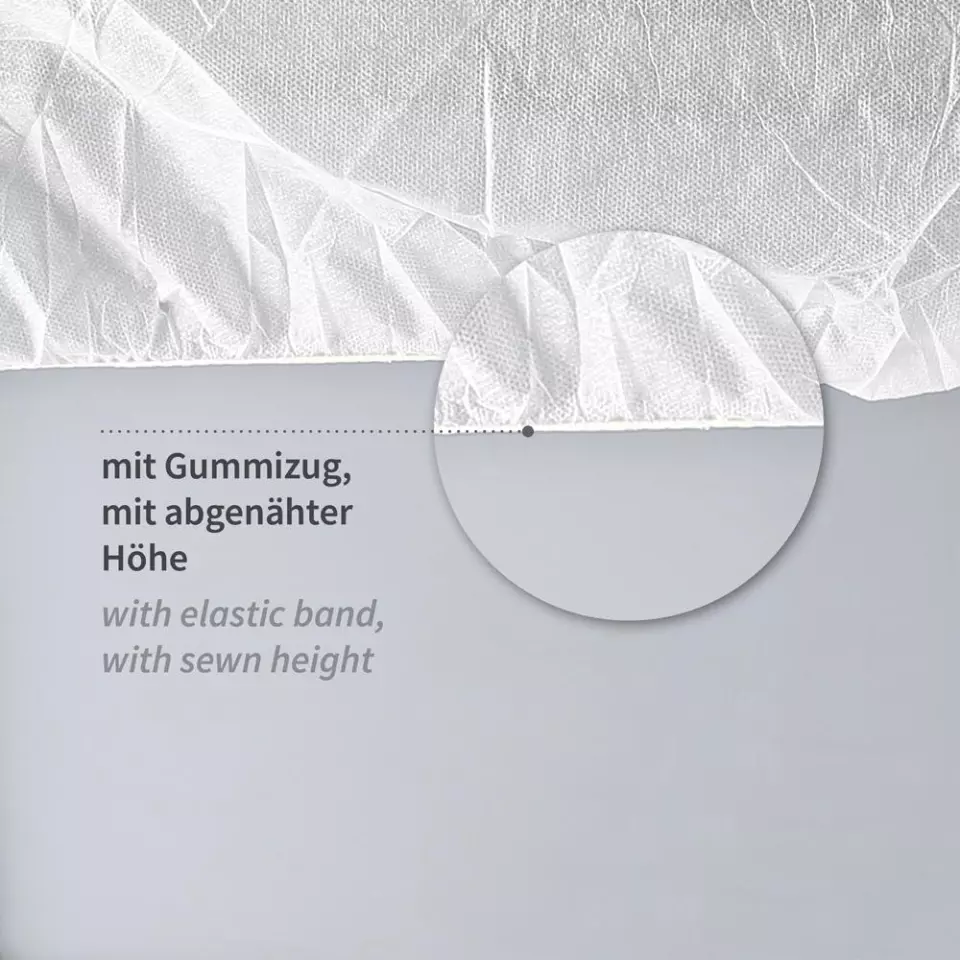 Hygostar 5210, PP suojahaalari, saumattu, 730 x 680 mm, valkoinen, image 3, gallery thumbnail