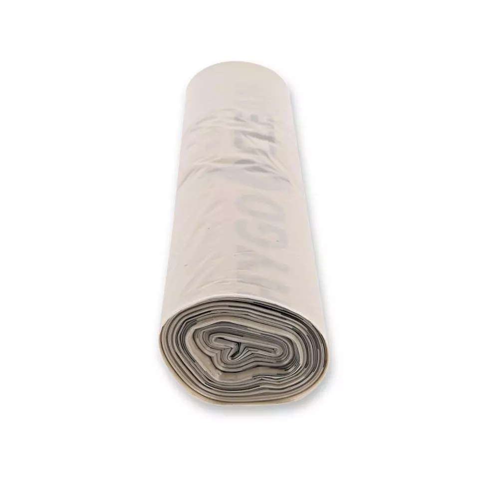 HygoClean 32654, Light LDPE Waste Bags, 70 l, Transparent, Roll, image 4, gallery thumbnail