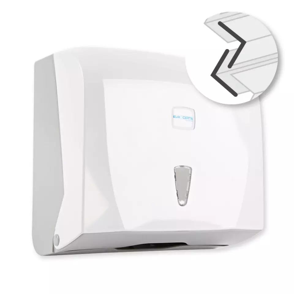 HygoClean 88836, V/ZZ-fold Plastic Hand Towel Dispenser, image 1, gallery thumbnail