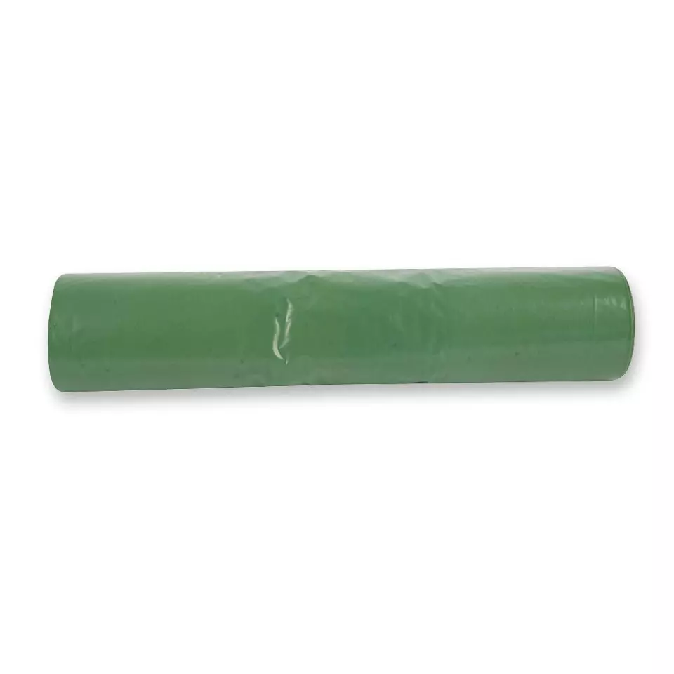 HygoClean 32657, Light LDPE Waste Bags, 70 l, Green, Roll, image 3, gallery thumbnail
