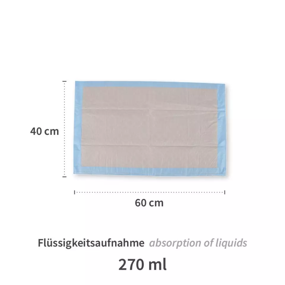 Hygostar 52795, 8-ply PP/Recycled Cellulose/PE Underpads, 60 x 40 cm, image 3, gallery thumbnail