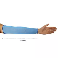 Hygostar 336806, Cut Allfood Stainless Steel Fibre Protection Sleeves, Blue
