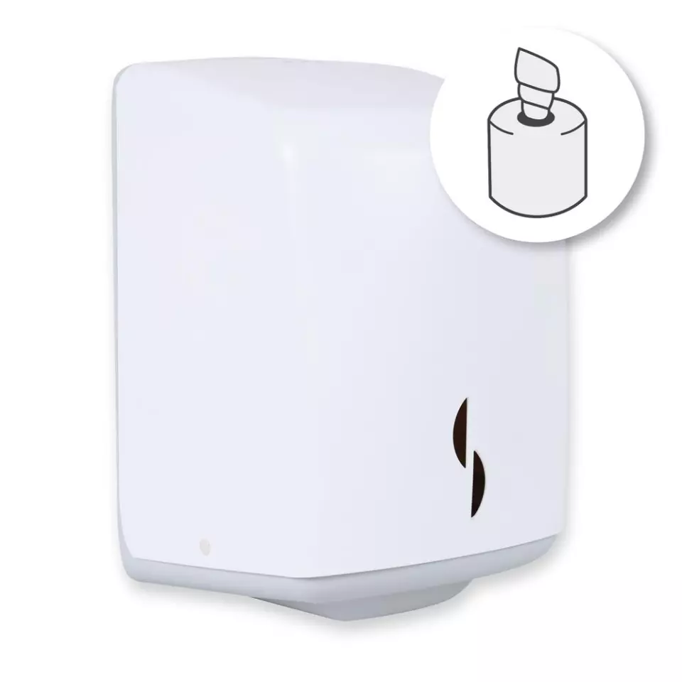 Franz Mensch 888301, Simply Eco Centerfeed Plastic Towel Roll Dispenser, image 2, gallery thumbnail