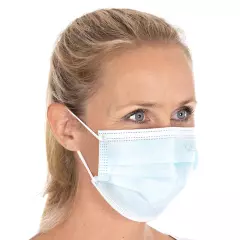 Hygostar 29176P, Type II 3-Ply PP Face Masks, Blue, Economy Pack