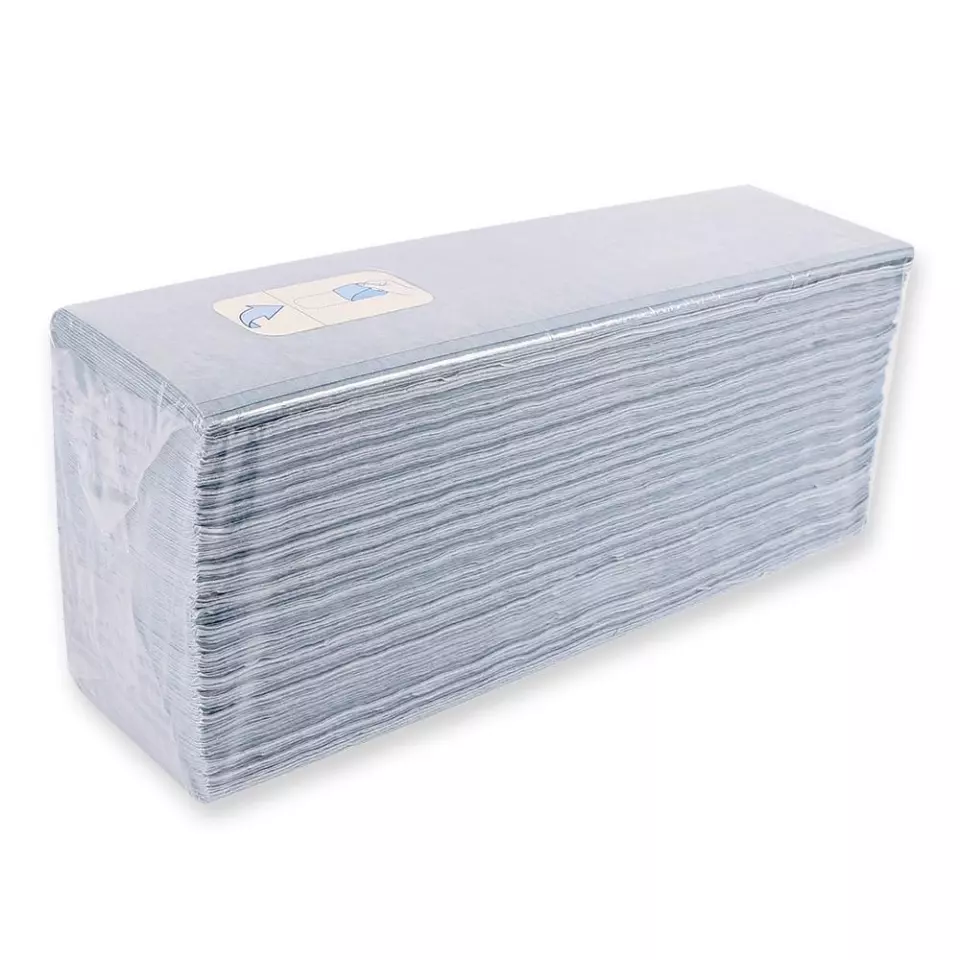 HygoClean 317881, Pleated Cellulose/Polyester Workshop Cloths, Grey, image 1, gallery thumbnail