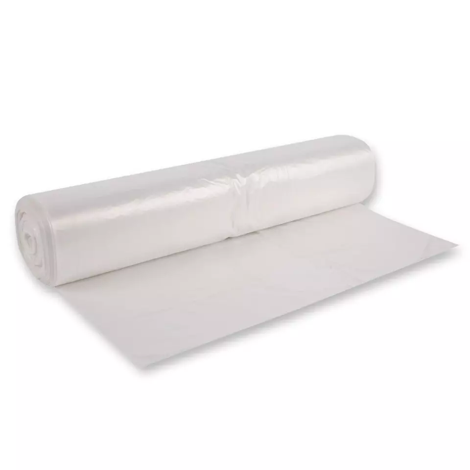 HygoClean 32999, Premium HDPE Waste Bags, 120 l, Transparent, Roll, image 1, gallery thumbnail