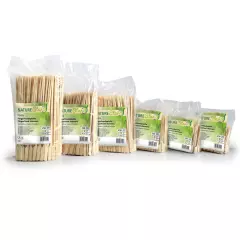 NATUREStar 38985, Flag Organic Bamboo Skewers, 250 mm, Natural