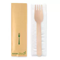 NATUREStar 388601, Organic Wood Cutlery Sets, Fork, FSC® 100%