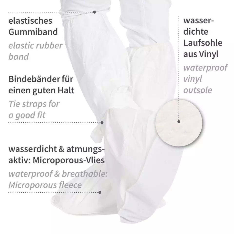 Hygostar 28418, Microporous Overboots, White, image 4, gallery thumbnail