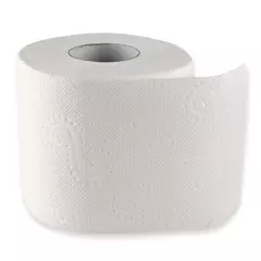 HygoClean 30428, 2-Ply Cellulose Toilet Paper, Small Roll, Bright White