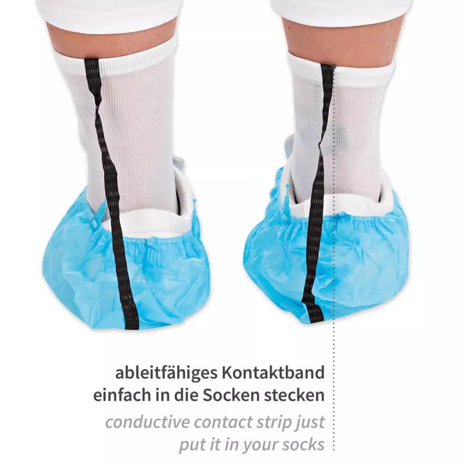 Hygostar 28602H, Hygomat PP antistaattiset kengänsuojat, siniset, image 4, gallery thumbnail