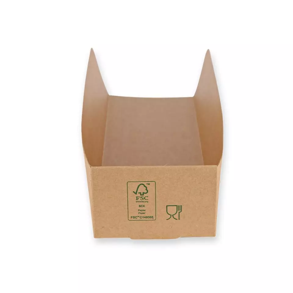 NATUREStar 417023, Organic Hot Dog Trays, 230 x 75 70 mm, Kraft Paper/PE, FSC®-Mix, image 3, gallery thumbnail