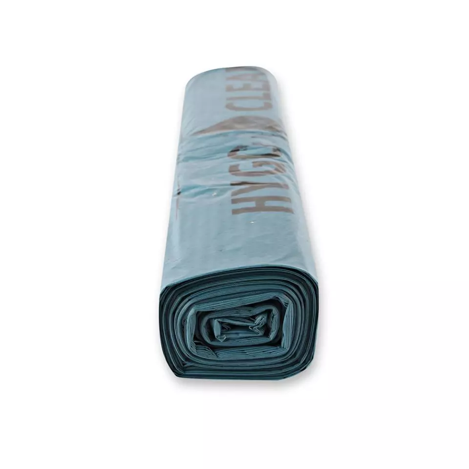 HygoClean 32656, Light LDPE Waste Bags, 70 l, Blue, Roll, image 4, gallery thumbnail
