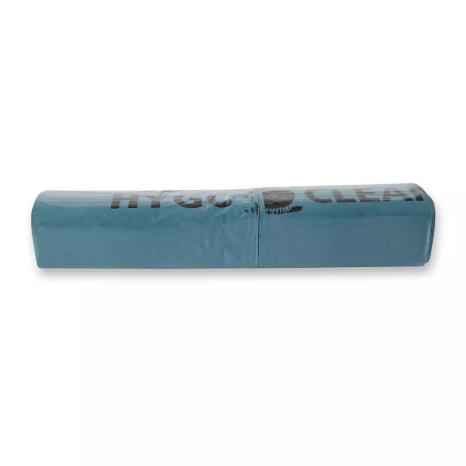 HygoClean 32656, Light LDPE Waste Bags, 70 l, Blue, Roll, image 3, gallery thumbnail