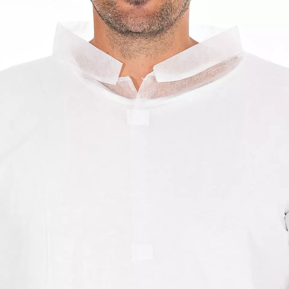 Hygonorm 274021, PP Velcro Visitor Gowns, Light, White, image 4, gallery thumbnail