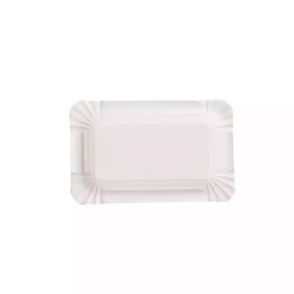 NATUREStar 41505, Rectangular Virgin Fibre Carton Organic Paper Plates, 100 x 160 mm, image 1, gallery thumbnail