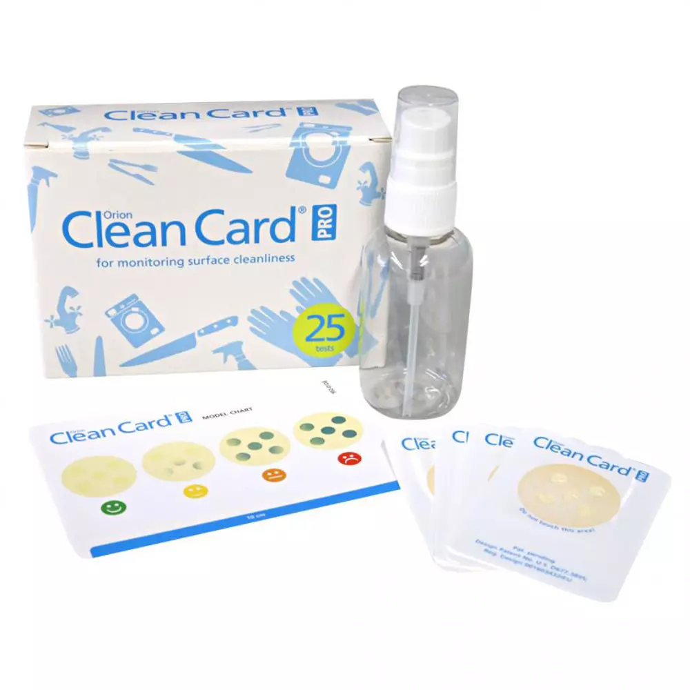 Franz Mensch 31510, Clean Card® Pro hygien-snabbtest start-set, image 1