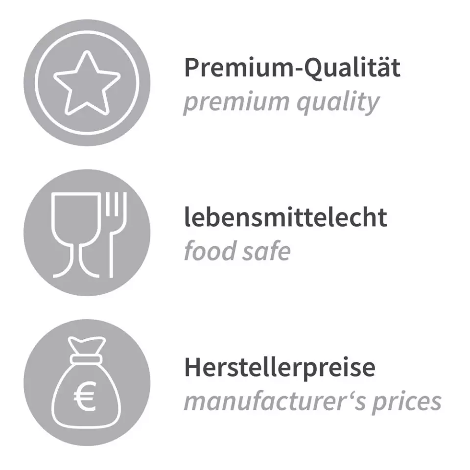 Hygostar 23538, Disposable Aprons, LDPE, 150 x 100 cm, Black, Approx. 60 my, image 5, gallery thumbnail