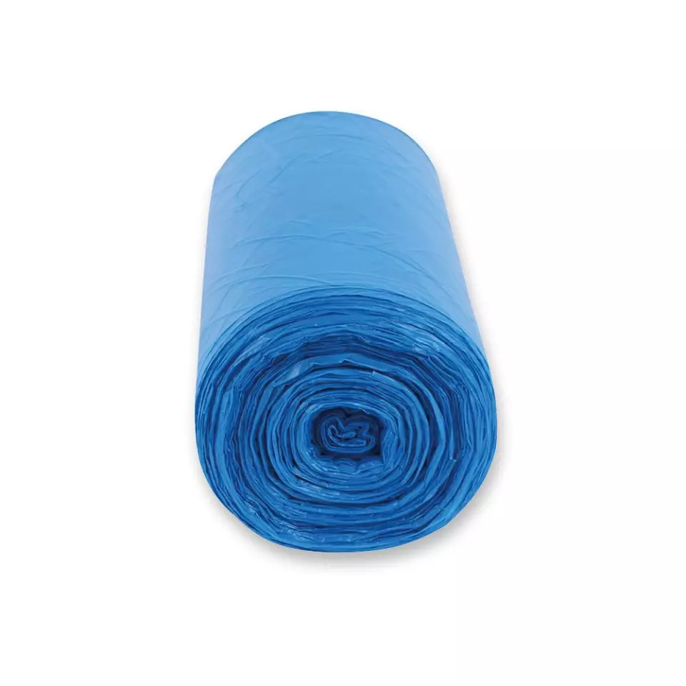 HygoClean 32576, Premium HDPE Waste Bags, 120 l, Blue, Roll, image 4, gallery thumbnail