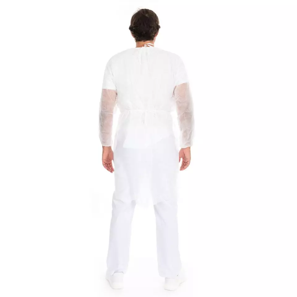 Hygonorm 277509, Eco PP Gowns with Elastic Wrist Bands, image 4, gallery thumbnail