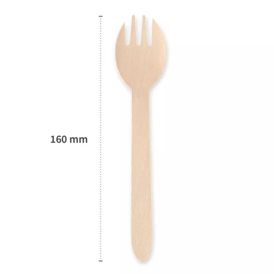 NATUREStar 388591, Wood Sporks, 160 mm, FSC® 100%, image 2, gallery thumbnail