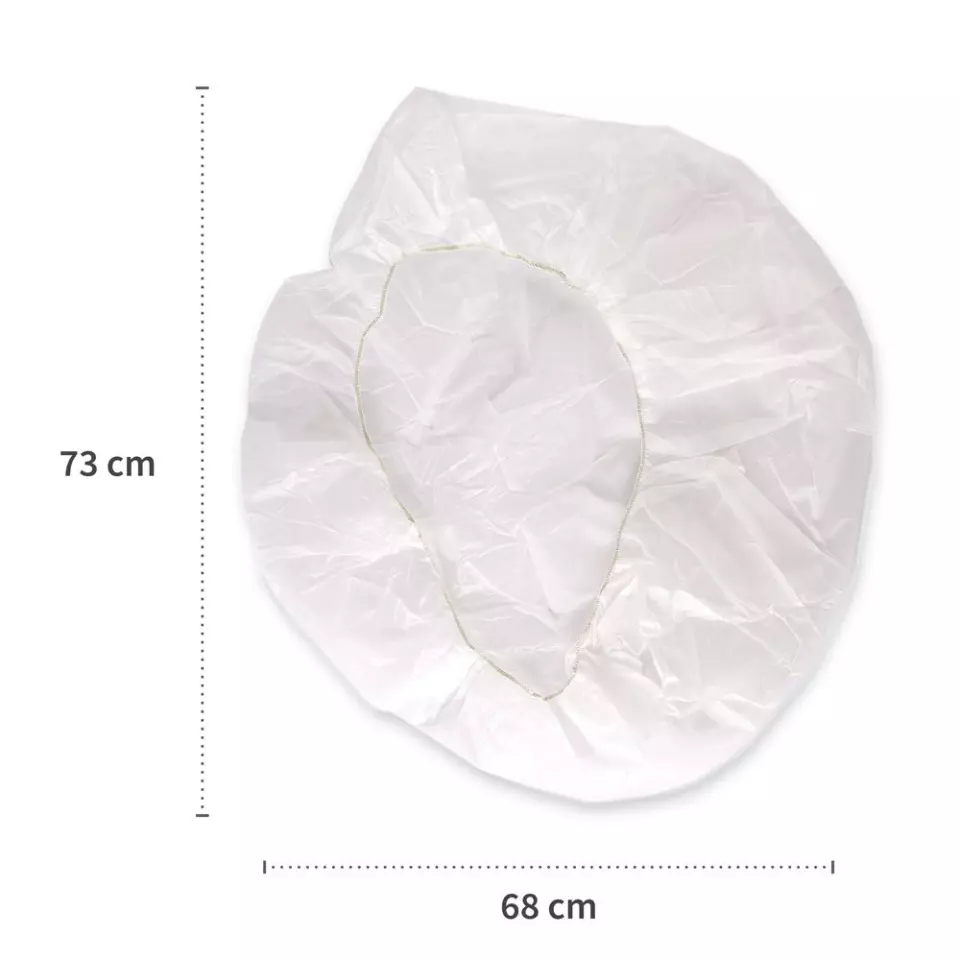 Hygostar 5210, PP suojahaalari, saumattu, 730 x 680 mm, valkoinen, image 4, gallery thumbnail
